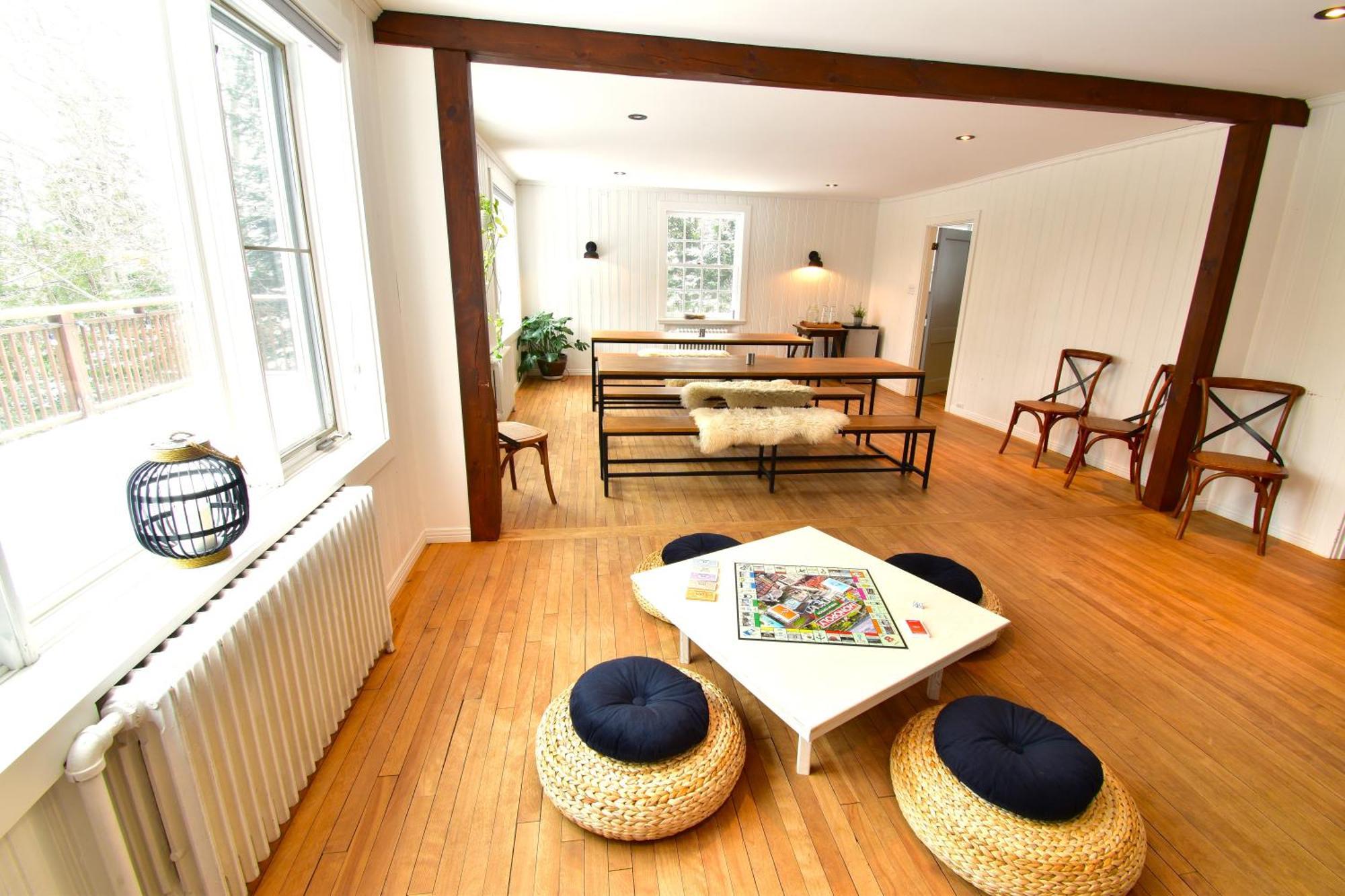 Le Partage Lodge: Destination Plein Air Et Sociale Val-Morin 外观 照片