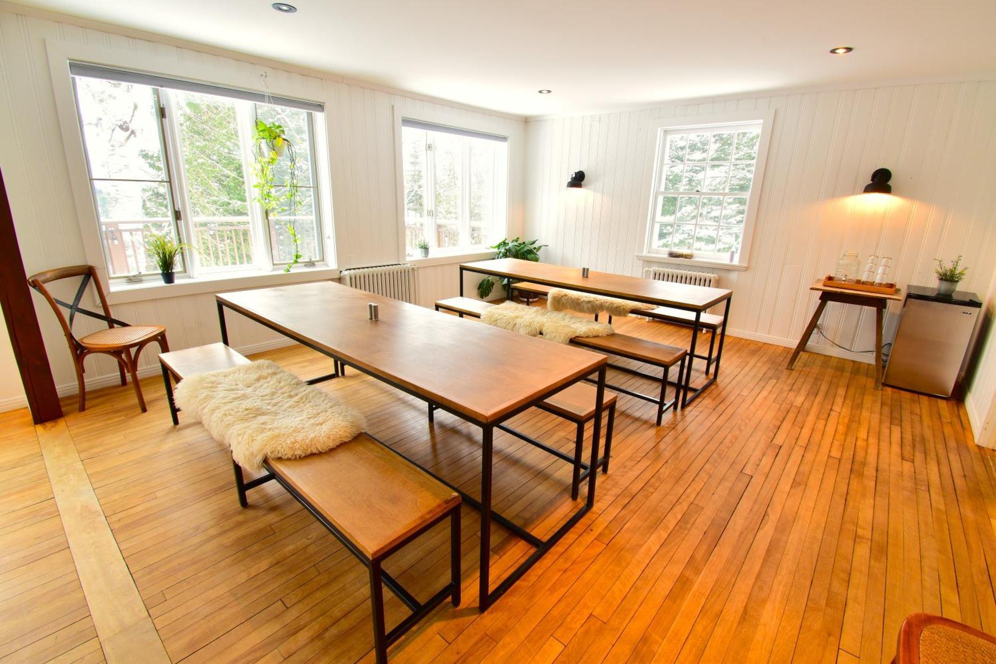 Le Partage Lodge: Destination Plein Air Et Sociale Val-Morin 外观 照片