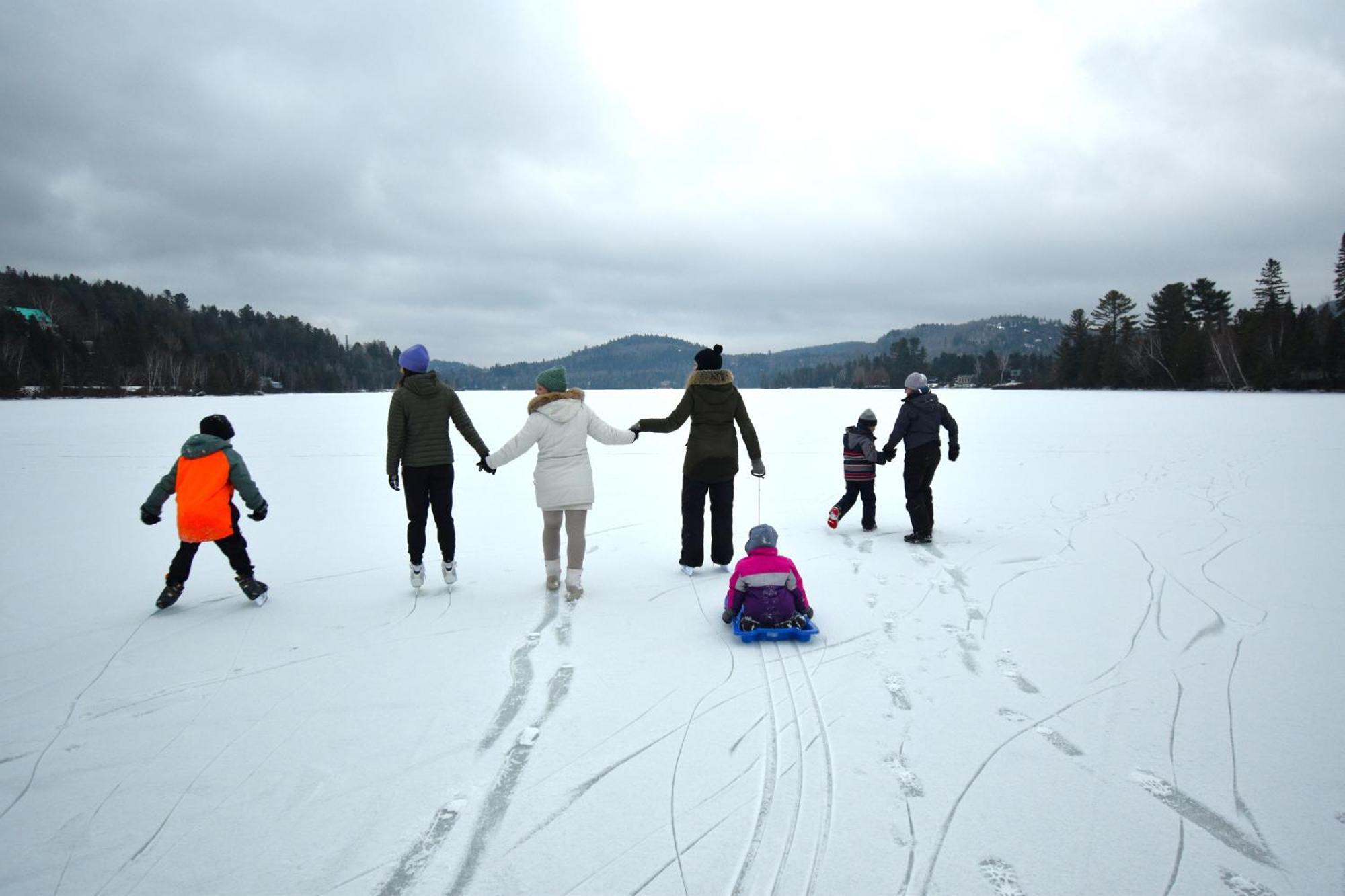 Le Partage Lodge: Destination Plein Air Et Sociale Val-Morin 外观 照片
